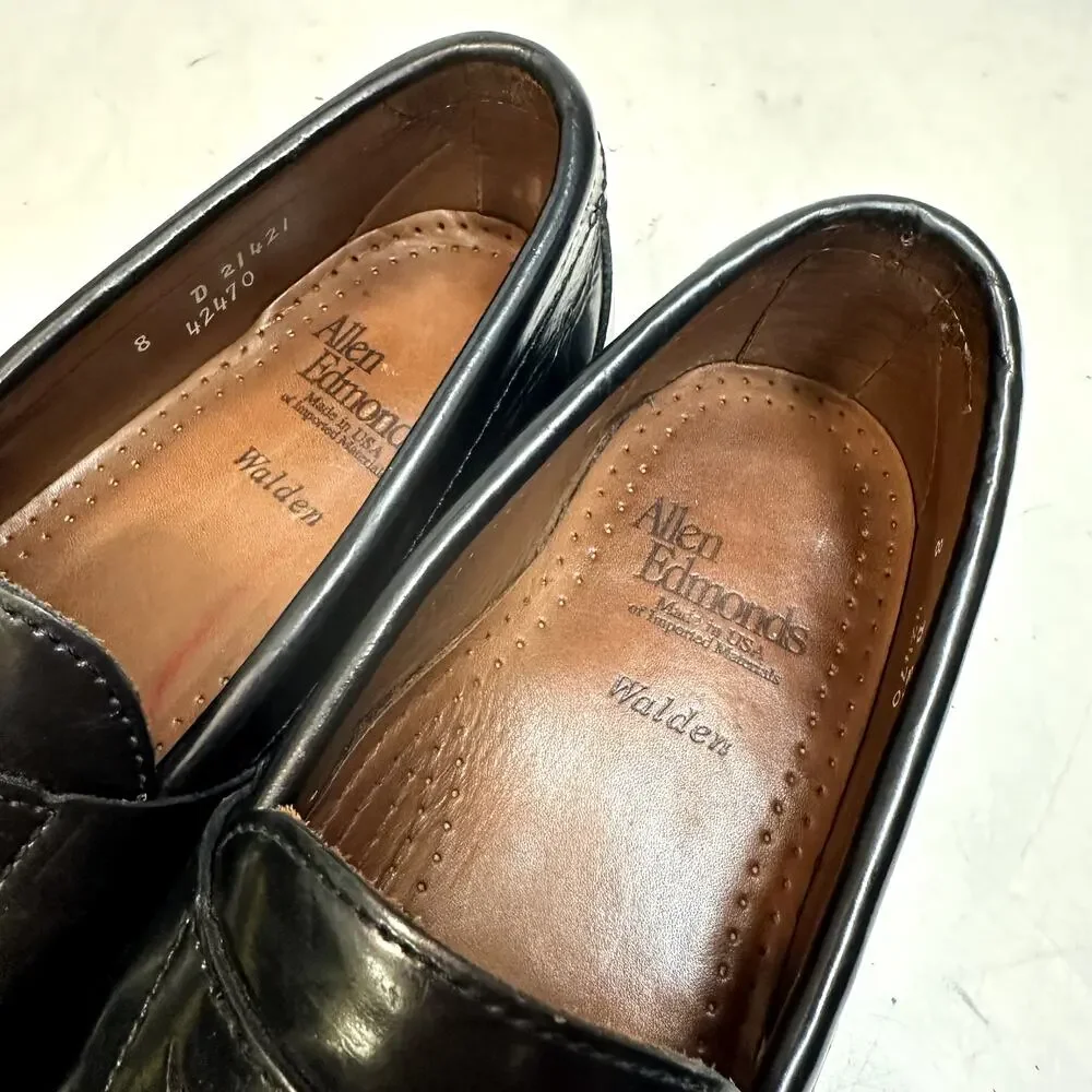 VGUC Rancourt x Allen Edmonds Walden Pinch Penny Loafer Made in Maine USA 8 D
